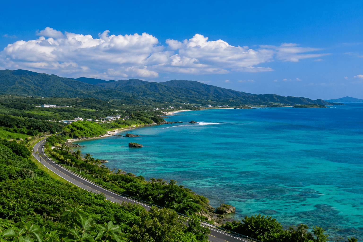 国道449号線沿い 北部の海岸線